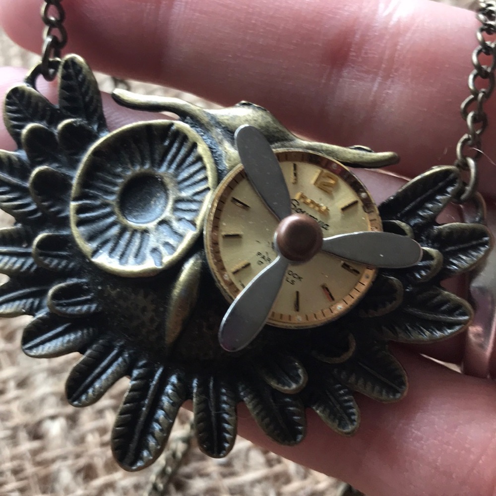 Owl Steampunk Necklace